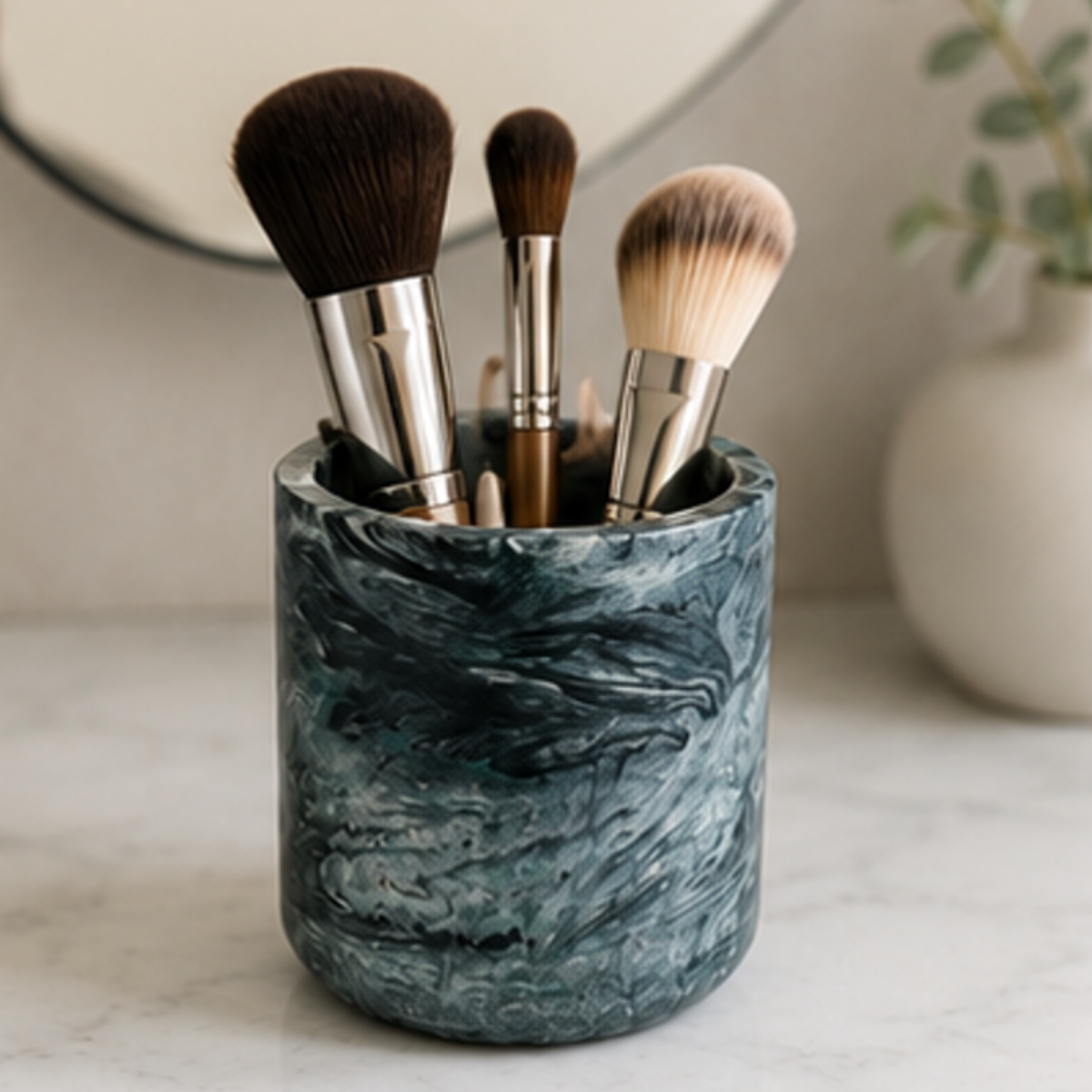 Marble Swirl Small Plant Pot