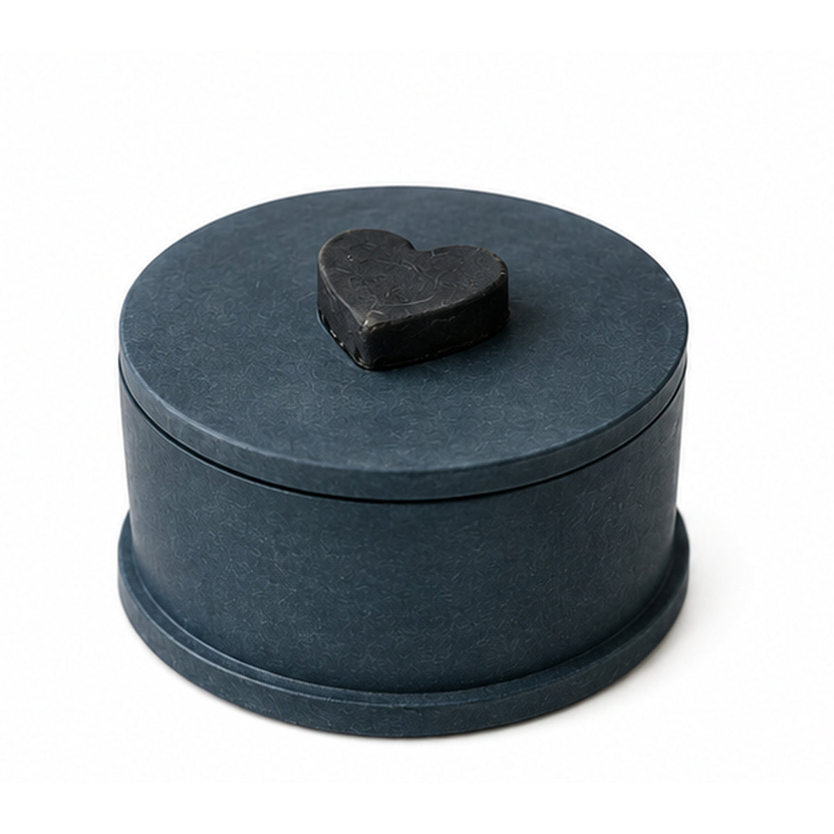 Round Handmade Jewellery Box with Lid