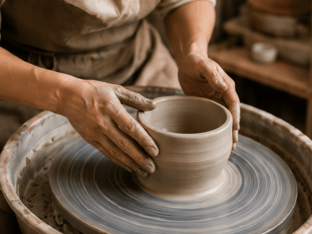 Inside the Pots for Fun workshop