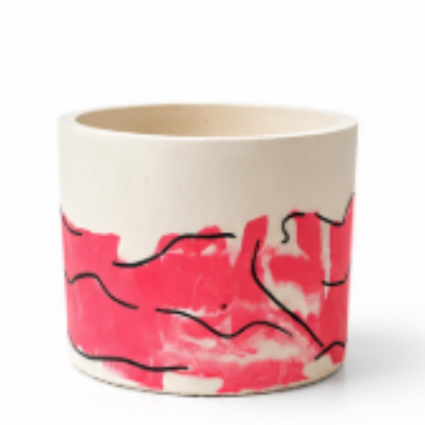 Abstract One-of-a-Kind Plant Pot