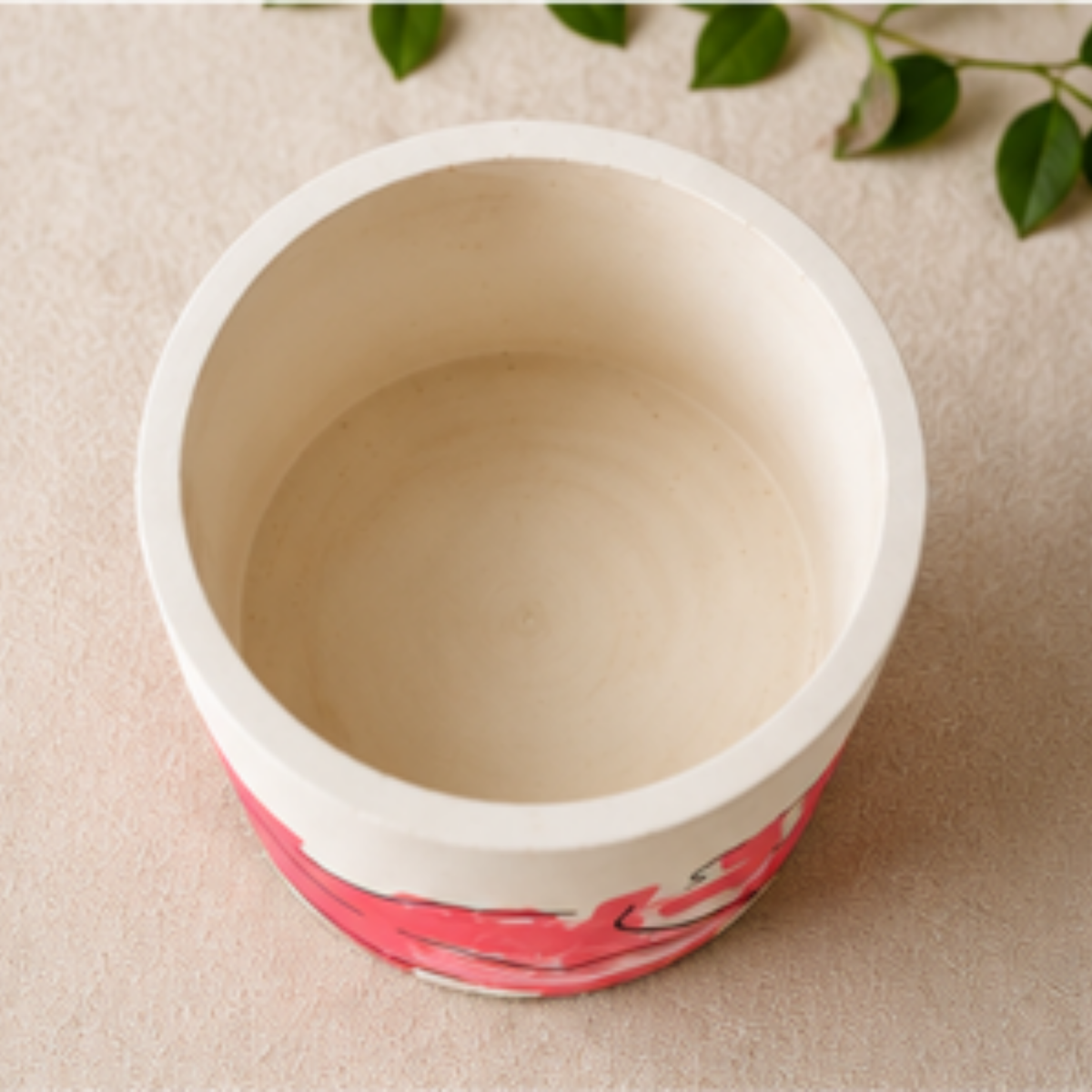 Abstract One-of-a-Kind Plant Pot