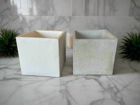 Plant Pot Square Concrete