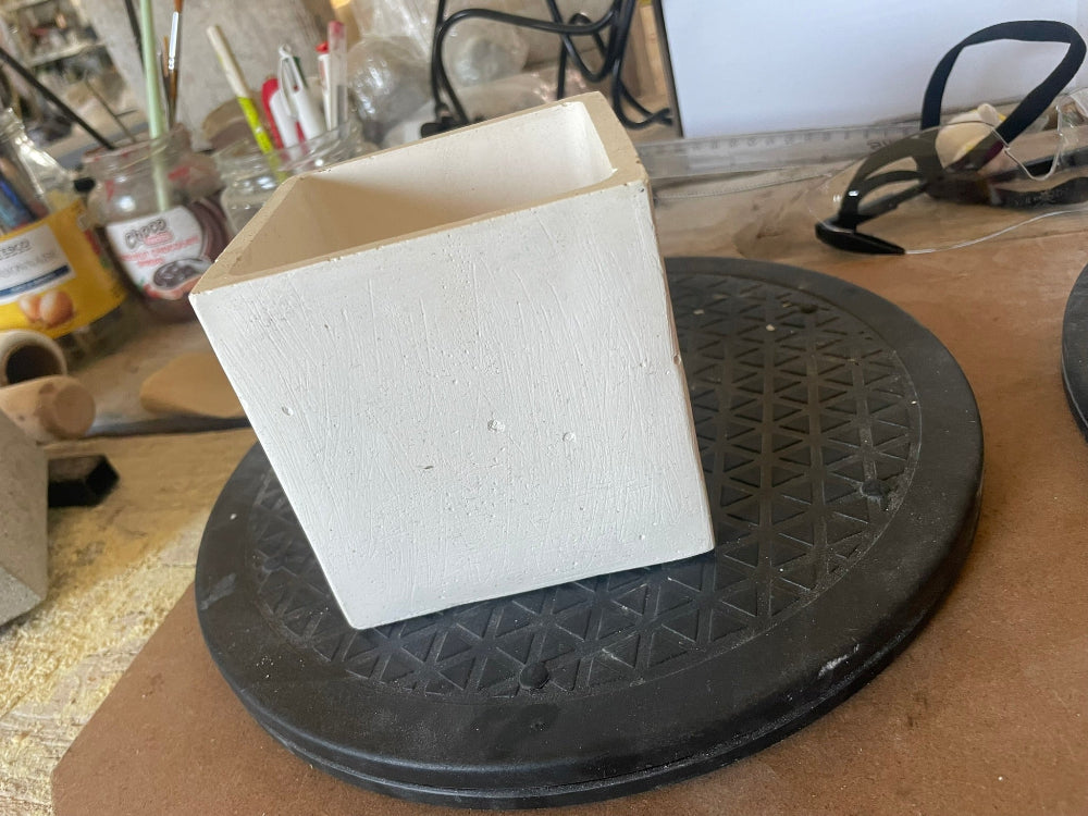 Plant Pot Square Concrete