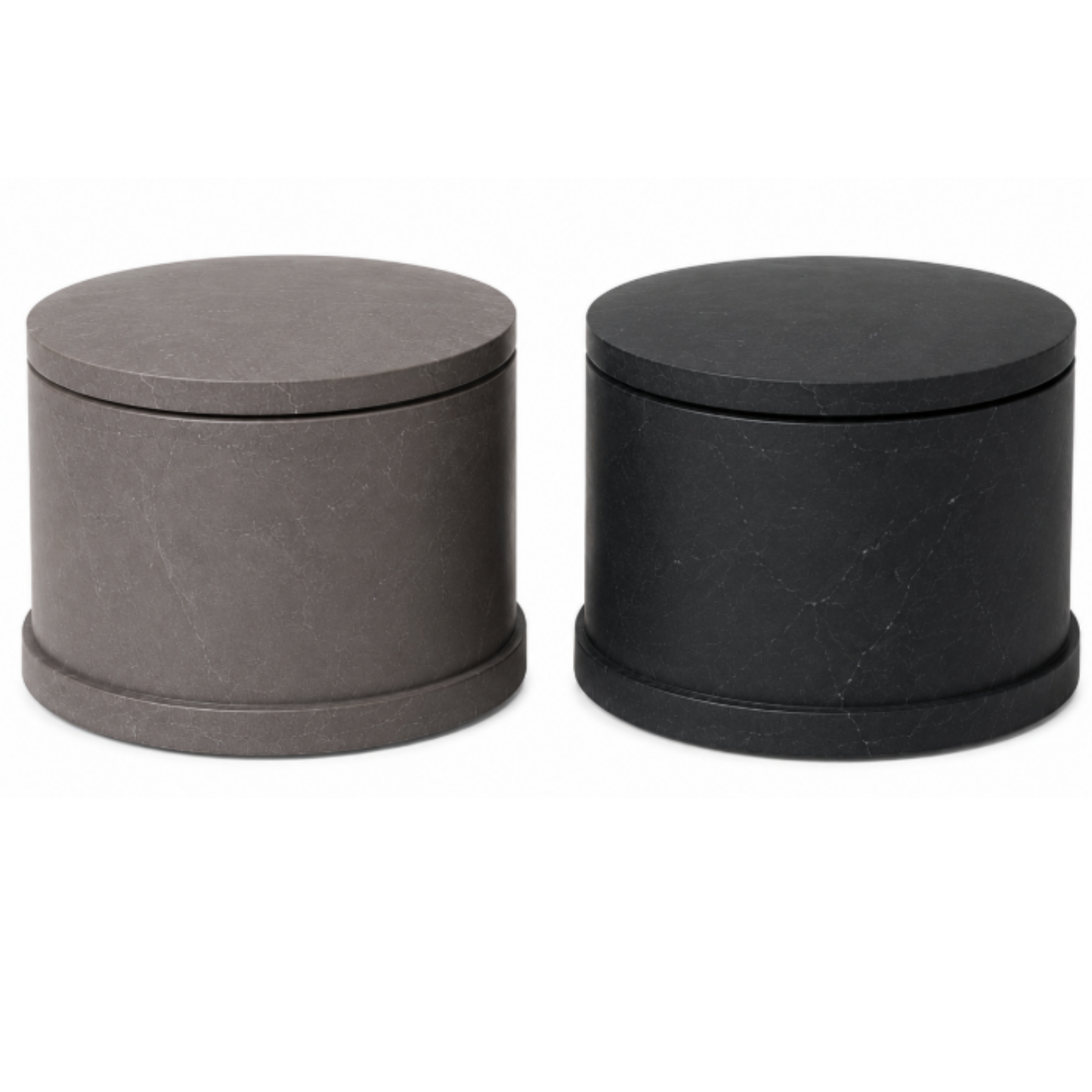 Round Handmade Jewellery Box with Lid