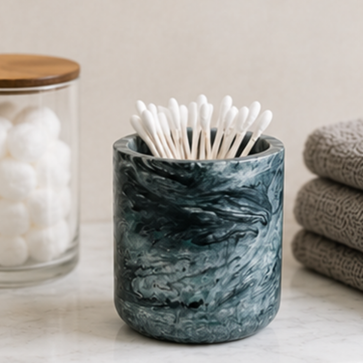 Marble Swirl Small Plant Pot